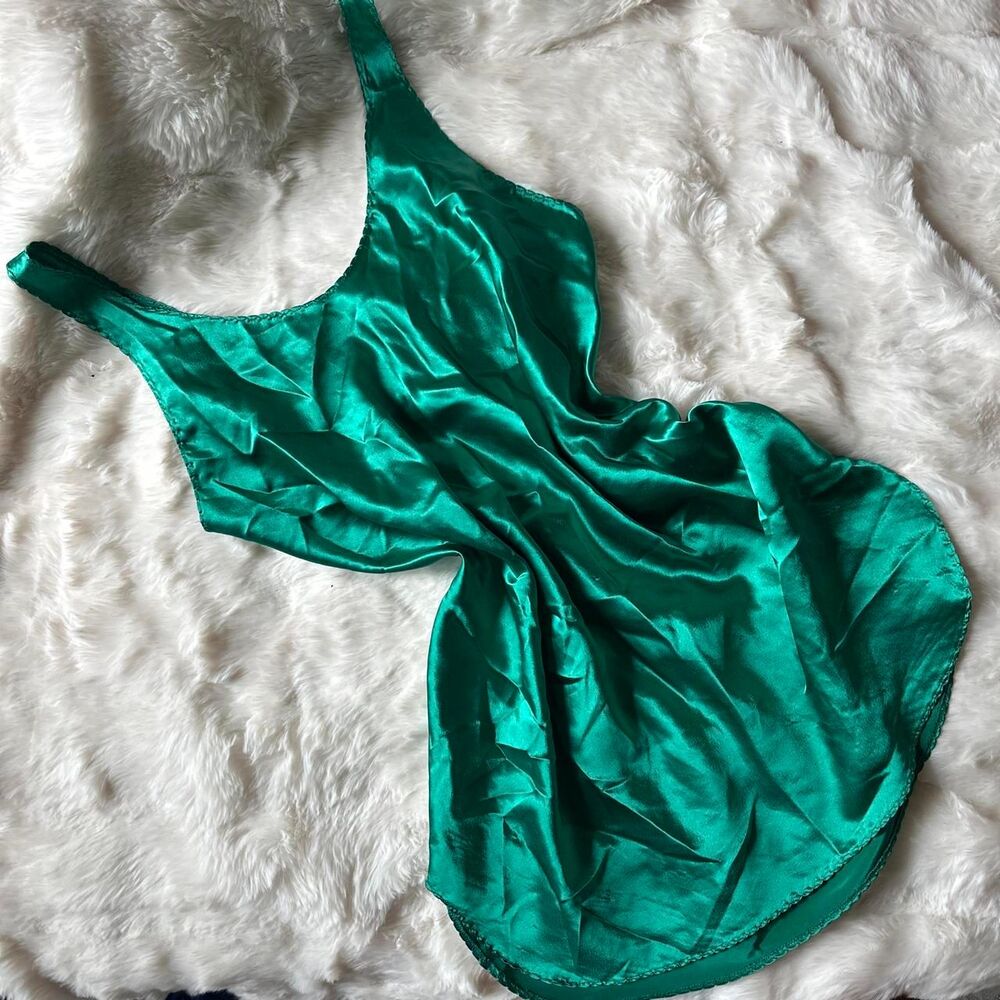 American-vintage Women's Green Dress